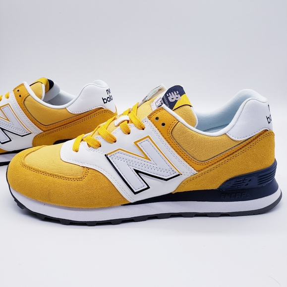 new balance 574 split sail yellow
